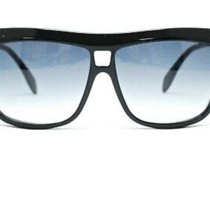 Vintage Designer ALEXANDER McQUEEN Black Sunglasses Italy / Model AMQ 4133 2034